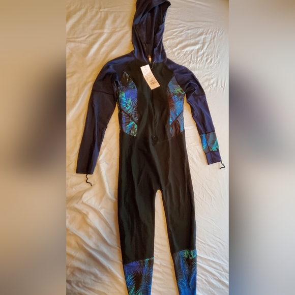 Full Body Swimsuit Rash Guard One Piece Long Swimwear w UV Sun Protection Medium - Picture 7 of 10